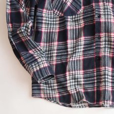 画像4: 〜90's HABAND PRINT CHECK FLANNEL SHIRT (4)