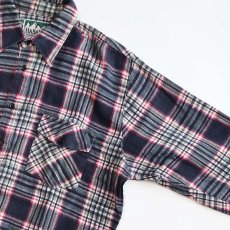 画像3: 〜90's HABAND PRINT CHECK FLANNEL SHIRT (3)