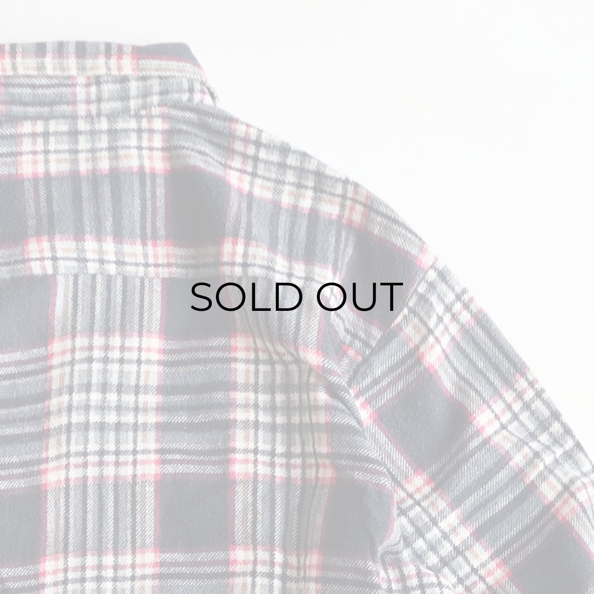 画像5: 〜90's HABAND PRINT CHECK FLANNEL SHIRT (5)