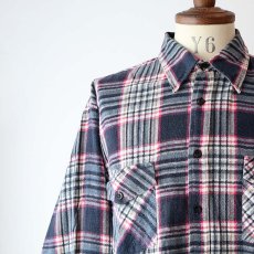 画像10: 〜90's HABAND PRINT CHECK FLANNEL SHIRT (10)