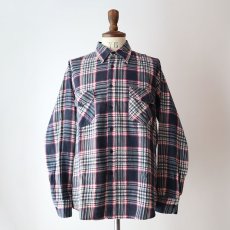 画像11: 〜90's HABAND PRINT CHECK FLANNEL SHIRT (11)