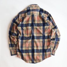 画像2: 〜80's Williams Bay PRINT CHECK FLANNEL SHIRT (2)