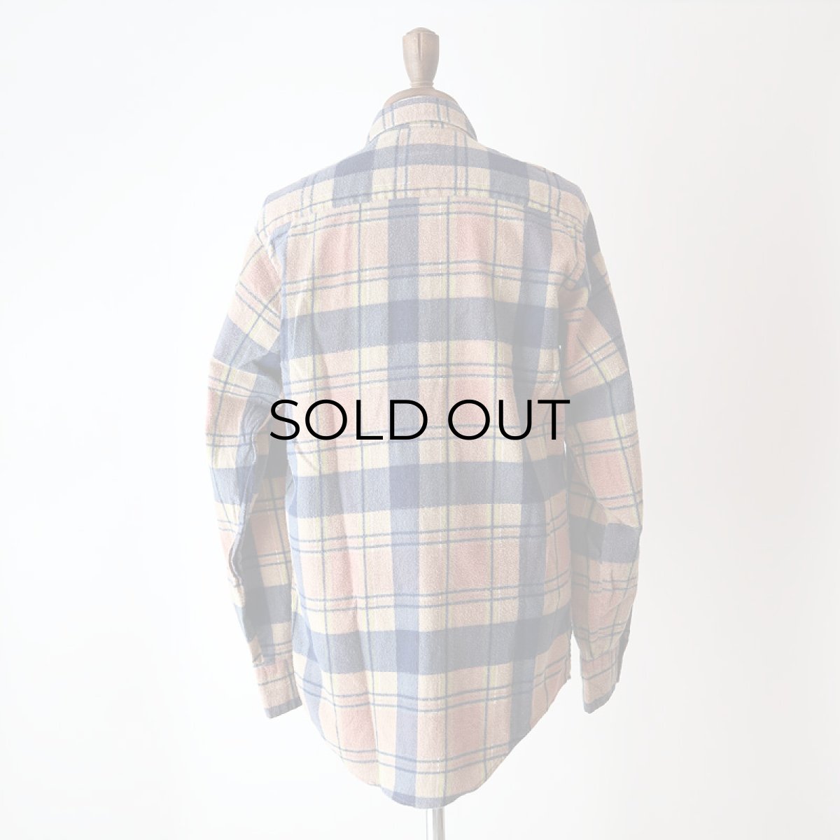 画像14: 〜80's Williams Bay PRINT CHECK FLANNEL SHIRT (14)