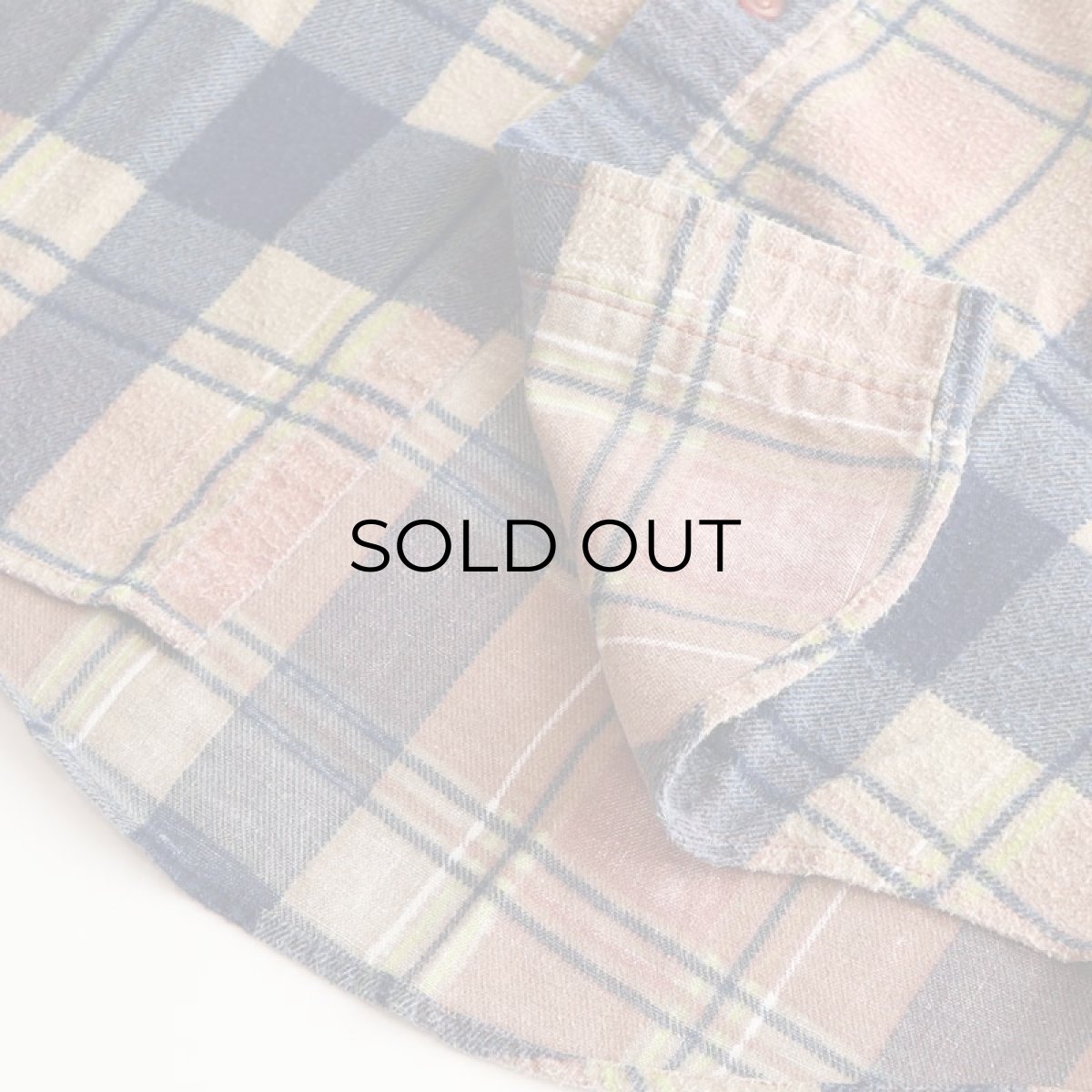 画像8: 〜80's Williams Bay PRINT CHECK FLANNEL SHIRT (8)