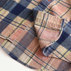 画像8: 〜80's Williams Bay PRINT CHECK FLANNEL SHIRT (8)