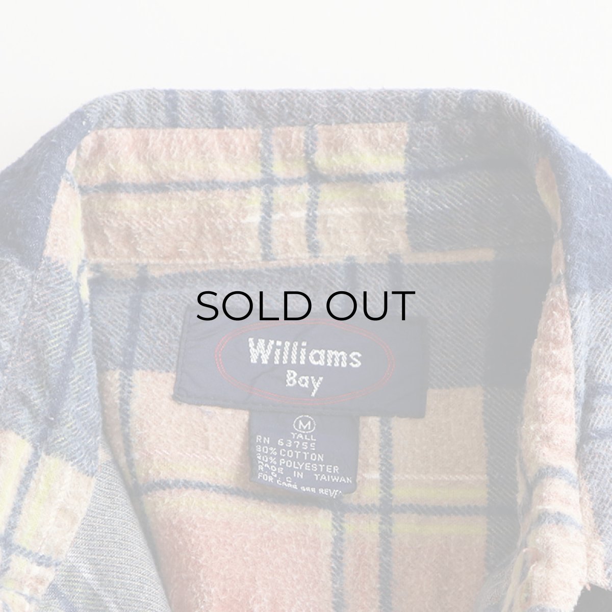 画像6: 〜80's Williams Bay PRINT CHECK FLANNEL SHIRT (6)