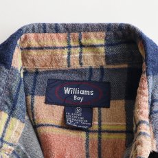 画像6: 〜80's Williams Bay PRINT CHECK FLANNEL SHIRT (6)