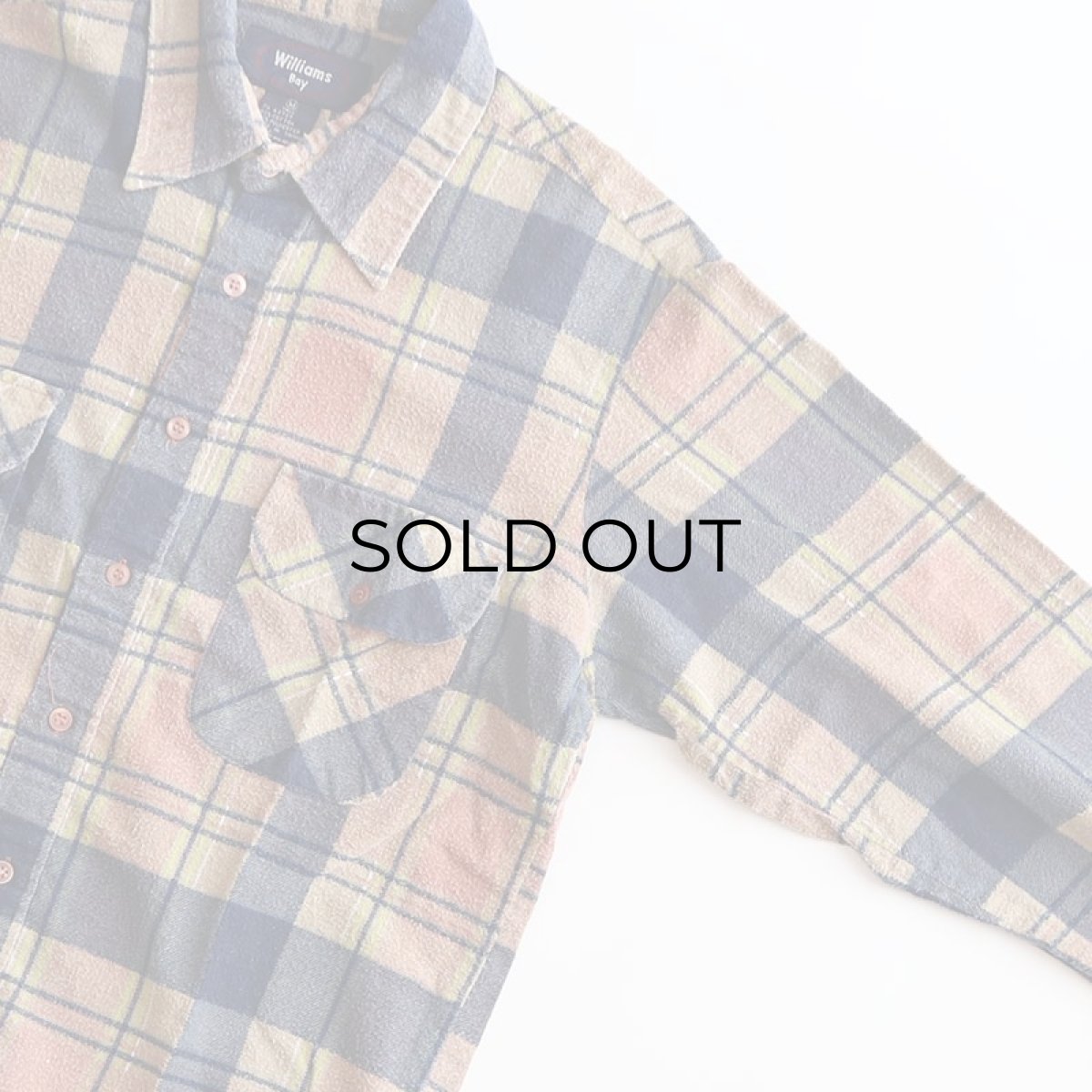 画像3: 〜80's Williams Bay PRINT CHECK FLANNEL SHIRT (3)