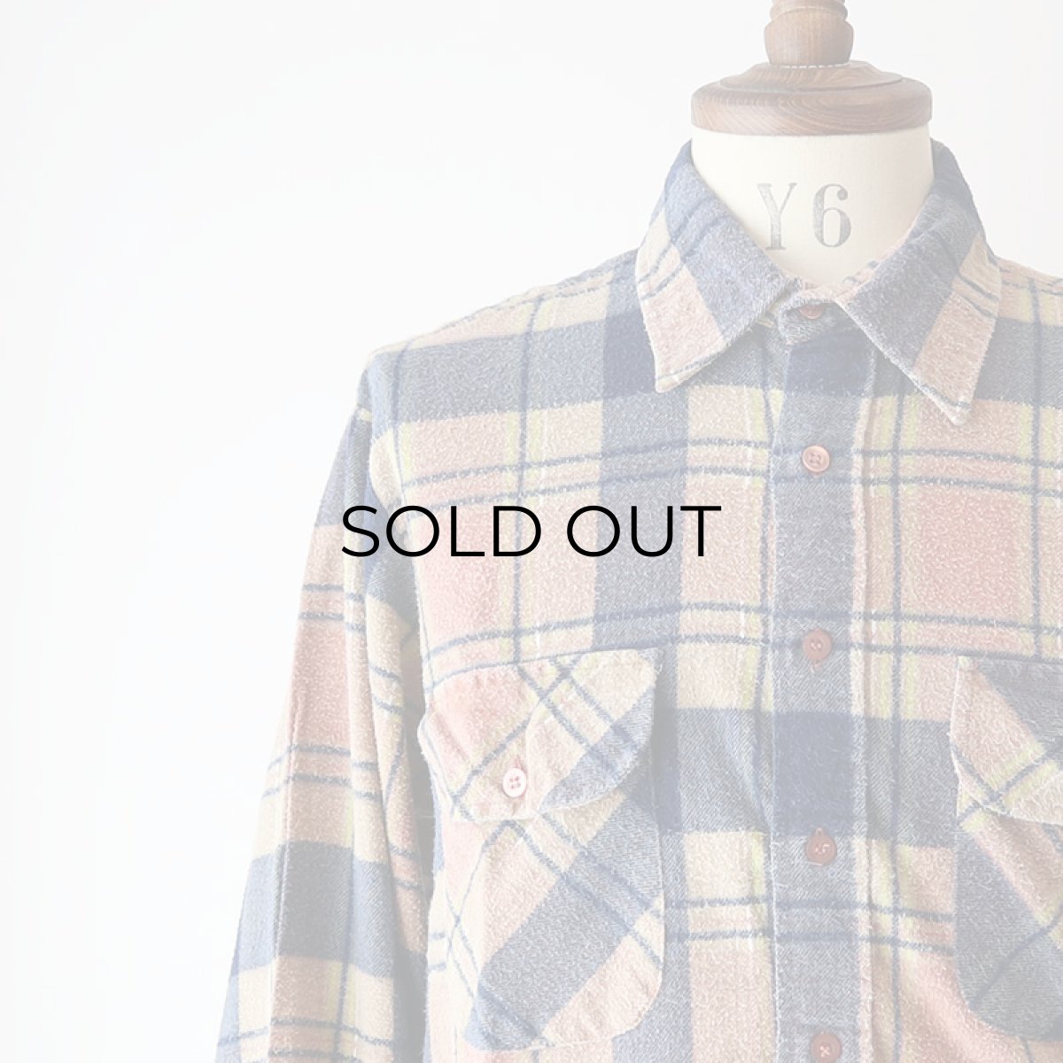 画像11: 〜80's Williams Bay PRINT CHECK FLANNEL SHIRT (11)