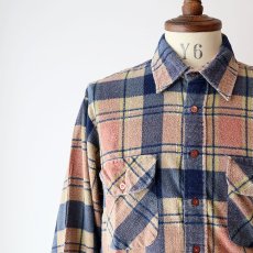 画像11: 〜80's Williams Bay PRINT CHECK FLANNEL SHIRT (11)