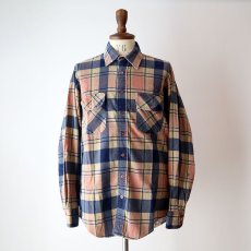 画像12: 〜80's Williams Bay PRINT CHECK FLANNEL SHIRT (12)