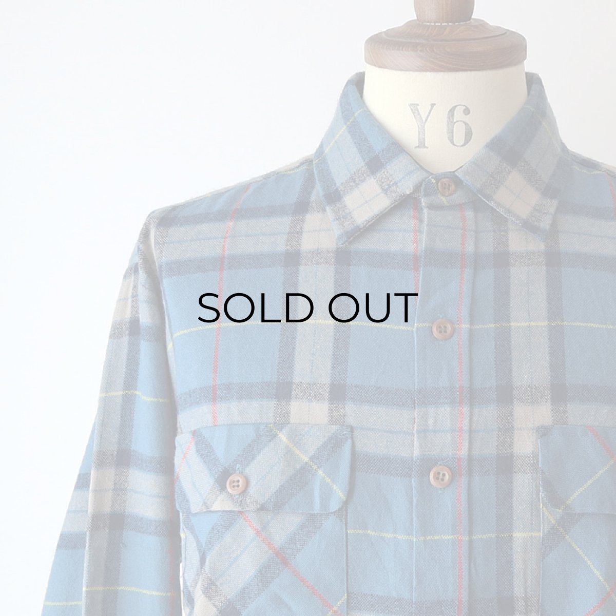 画像8: 80's ST. JOHN'S BAY ACRYLIC CHECK SHIRT (8)