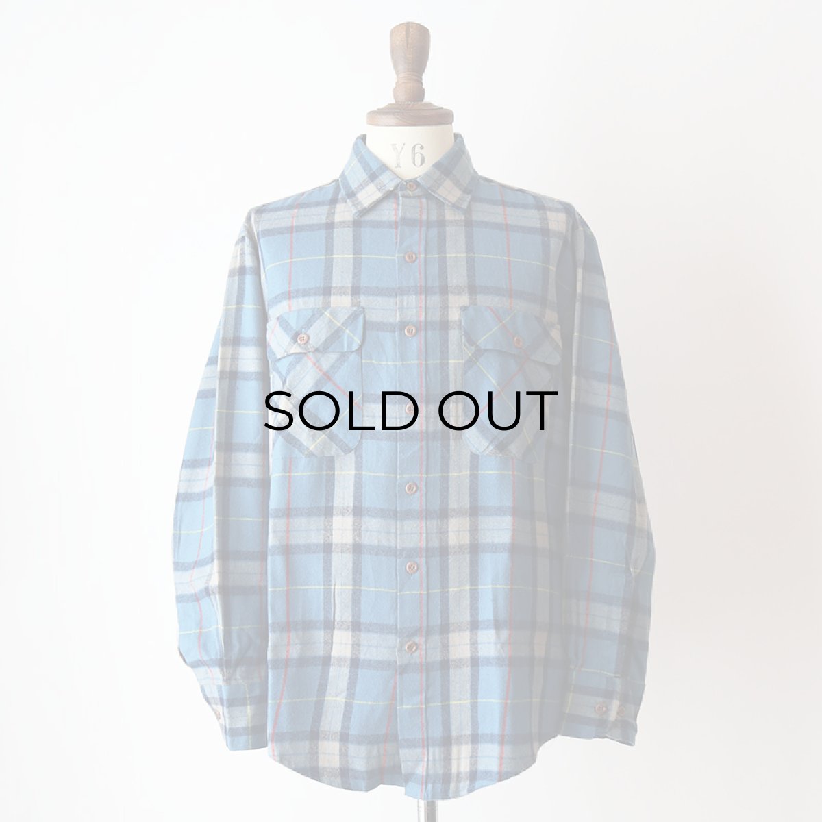 画像9: 80's ST. JOHN'S BAY ACRYLIC CHECK SHIRT (9)