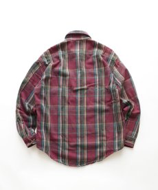 画像2: 〜90's ST. JOHN'S BAY COTTON CHECK HEAVY FLANNEL SHIRT "MADE IN USA" (2)