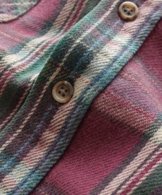 画像7: 〜90's ST. JOHN'S BAY COTTON CHECK HEAVY FLANNEL SHIRT "MADE IN USA" (7)