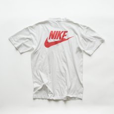 画像1: 90's NIKE COTTON BACK PRINT S/S TEE "NIKE" "MADE IN USA" (1)