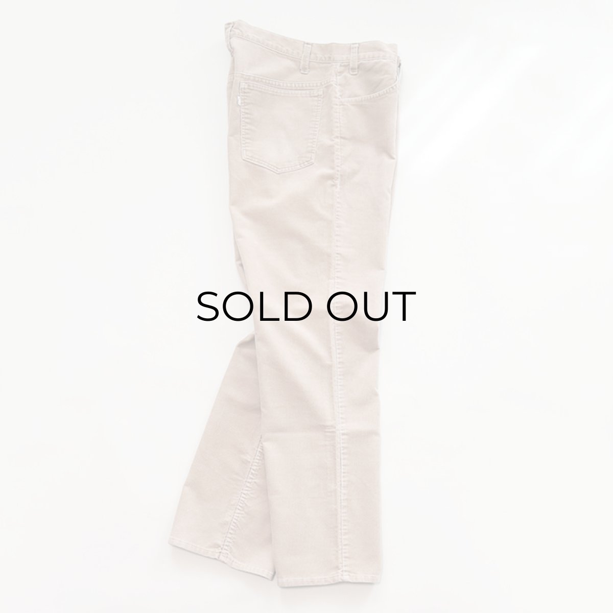 画像3: OLD LEVI'S 519 CORDUROY PANTS 【BEIGE  W37 程度】 (3)