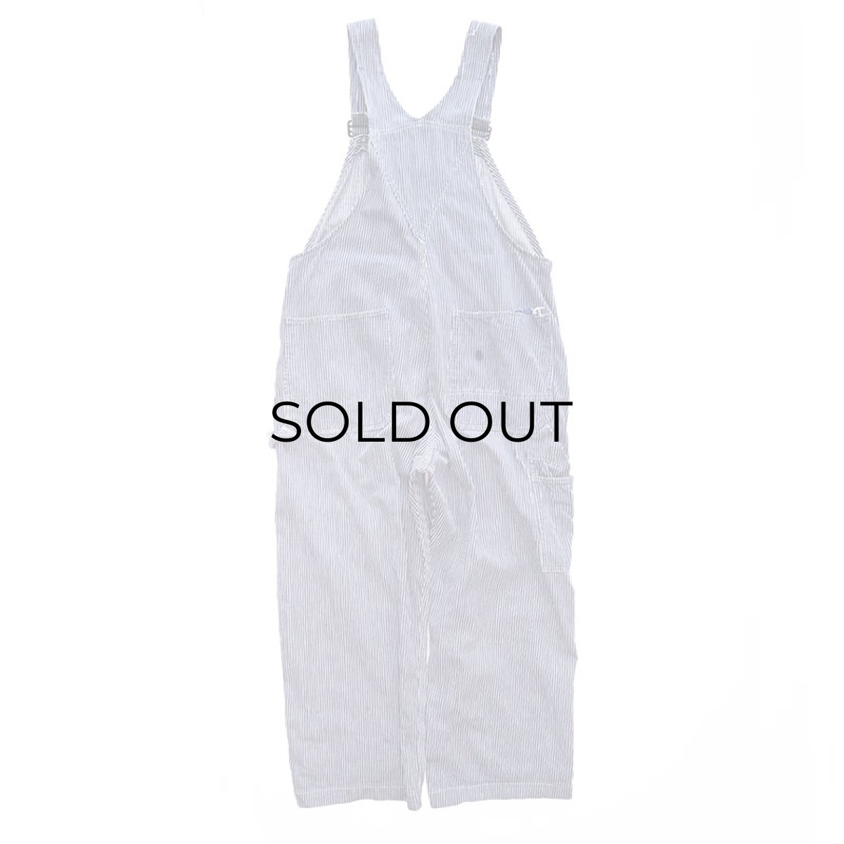 画像2: 50's-60's HERCULES COTTON HICKORY STRIPE OVERALL (2)