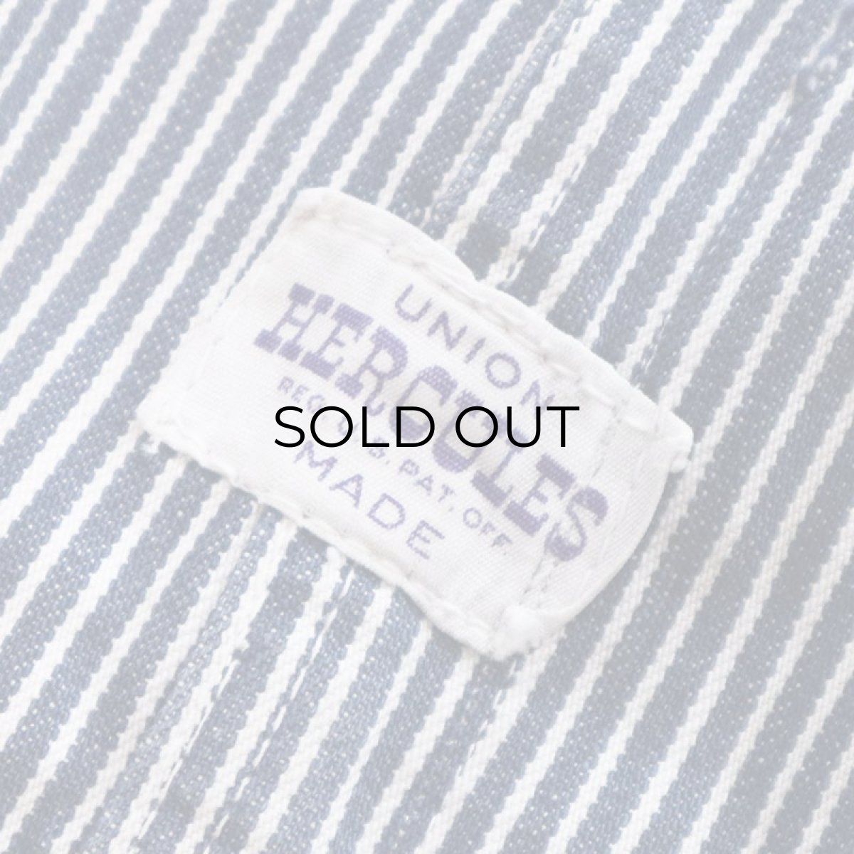 画像5: 50's-60's HERCULES COTTON HICKORY STRIPE OVERALL (5)