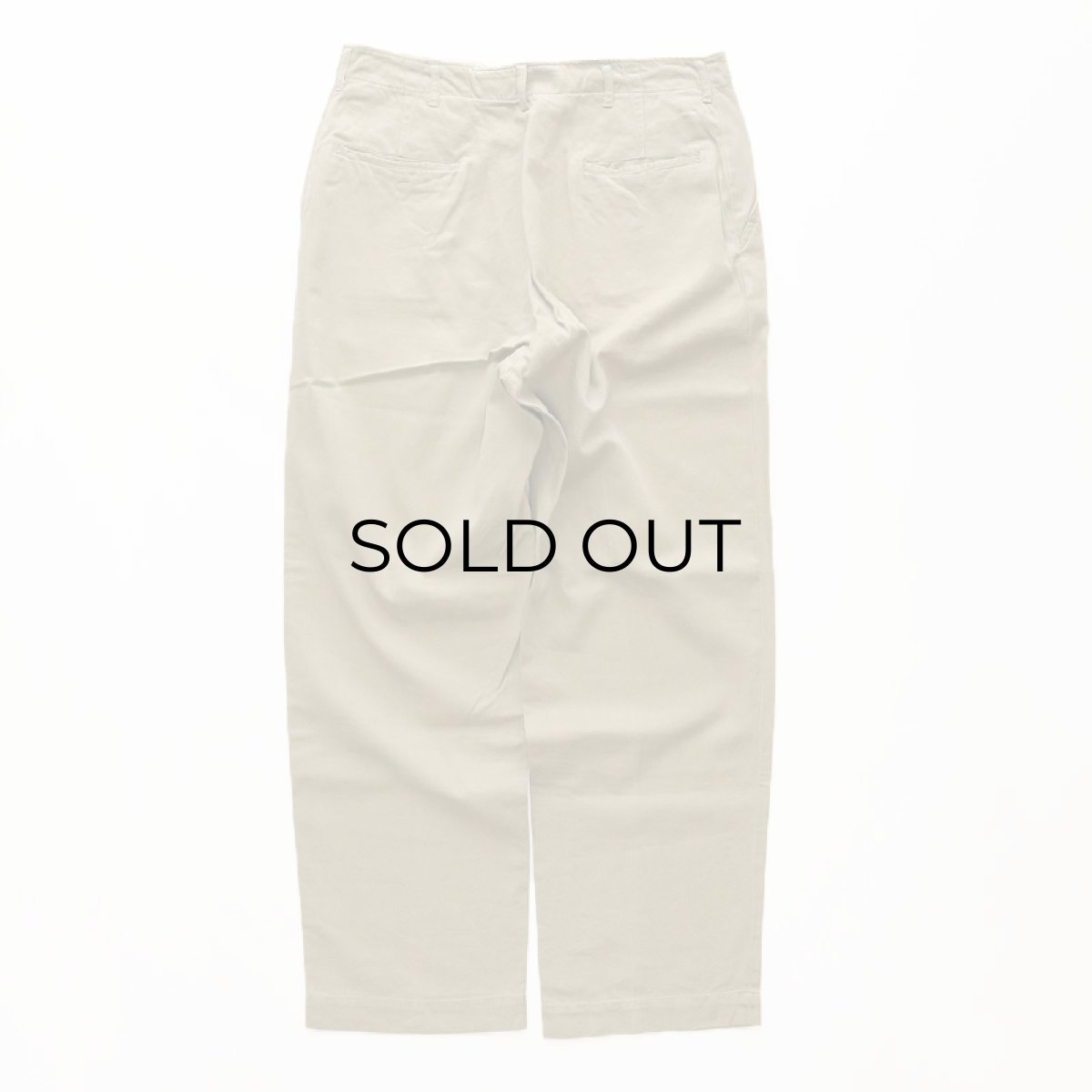 画像2: 〜50's US ARMY M-45 KHAKI COTTON TROUSERS【W36 程度】 (2)