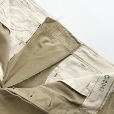 画像5: 〜50's US ARMY M-45 KHAKI COTTON TROUSERS【W36 程度】 (5)