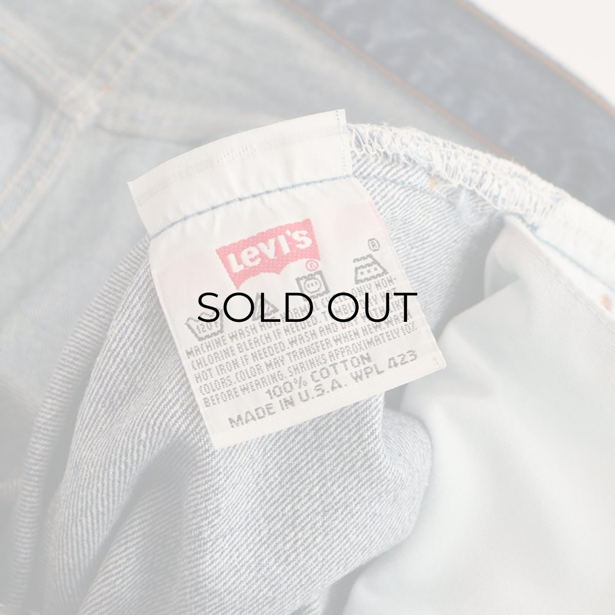 画像10: LEVI'S 501 DENIM PANTS "made in USA" 【W29 x L35 程度】 (10)