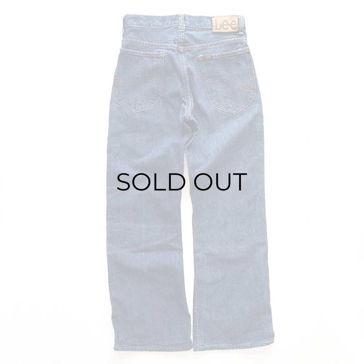 画像4: 〜80's Lee RIDER COTTON DENIM BOOTS CUT FLARE PANTS (4)