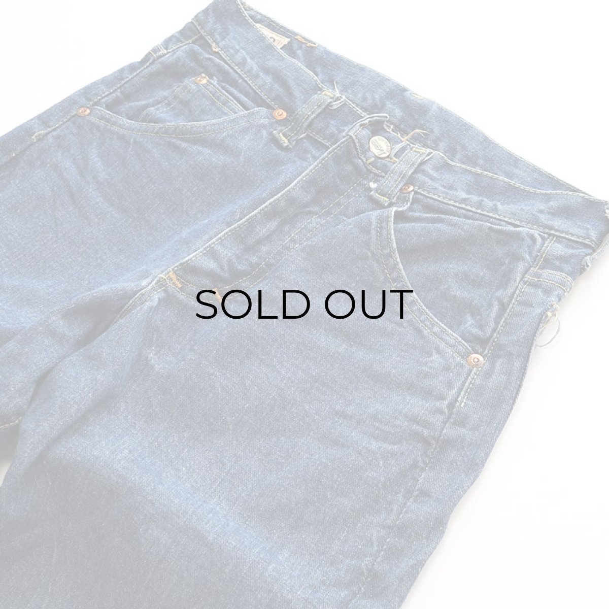 画像6: 〜80's Lee RIDER COTTON DENIM BOOTS CUT FLARE PANTS (6)