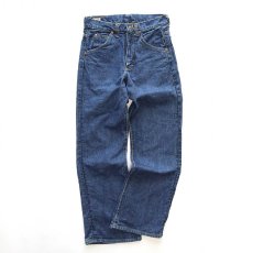 画像2: 〜80's Lee RIDER COTTON DENIM BOOTS CUT FLARE PANTS (2)