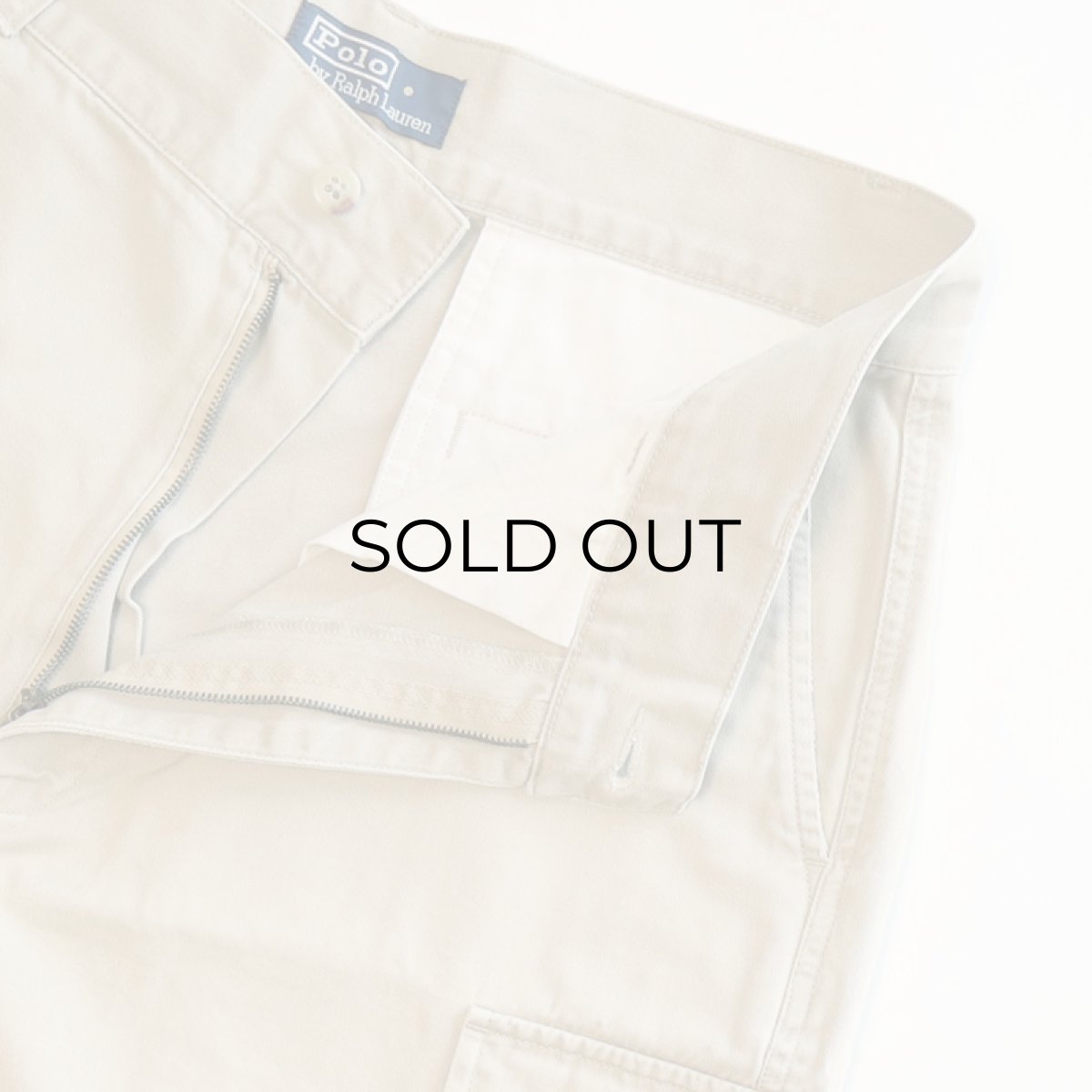 画像4: Polo by Ralph Lauren COTTON TWILL CARGO SHORTS【W33 程度】 (4)