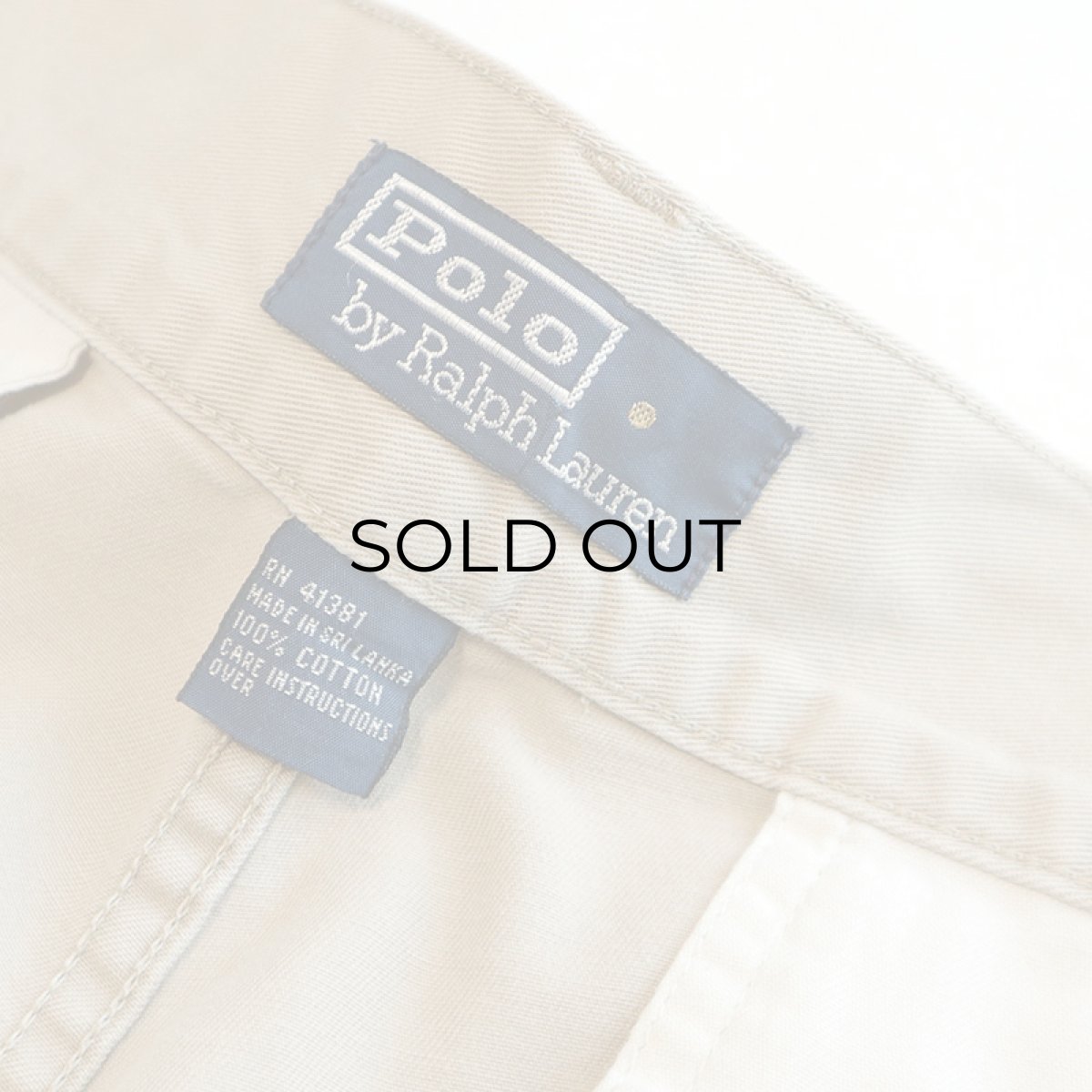 画像6: Polo by Ralph Lauren COTTON TWILL CARGO SHORTS【W33 程度】 (6)