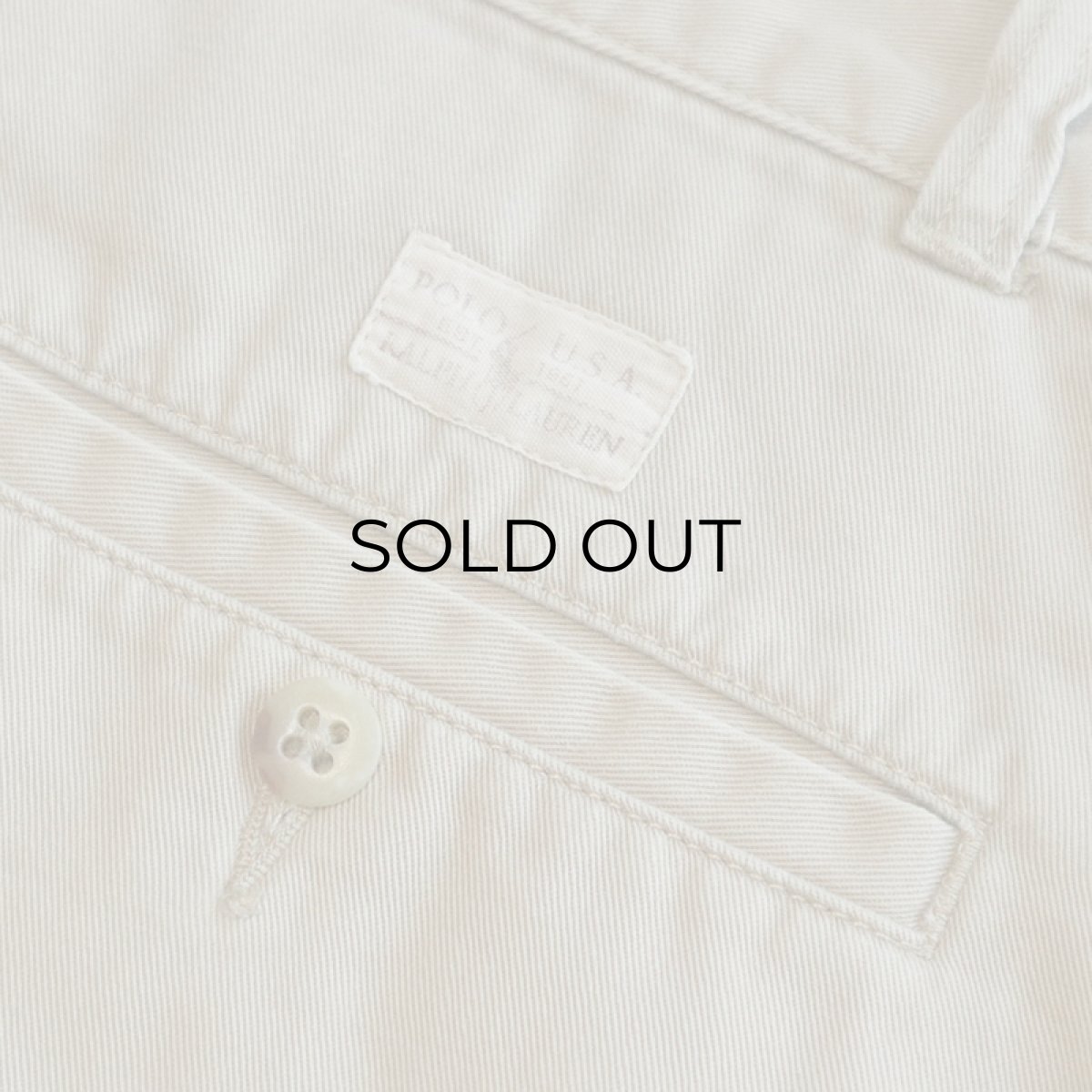 画像7: Polo by Ralph Lauren COTTON TWILL CARGO SHORTS【W33 程度】 (7)