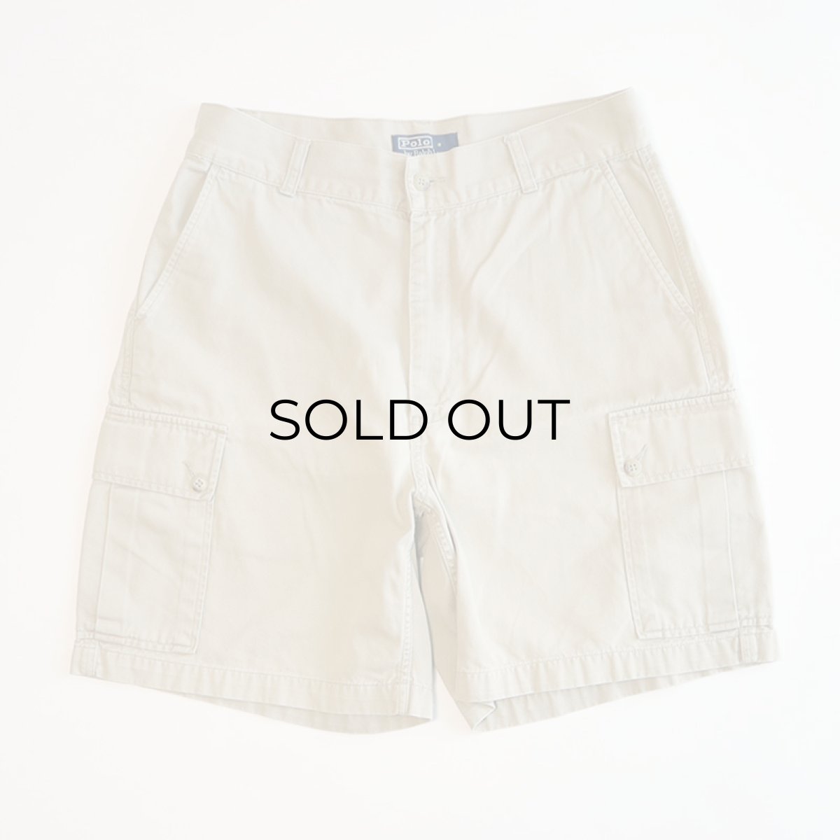 画像2: Polo by Ralph Lauren COTTON TWILL CARGO SHORTS【W33 程度】 (2)