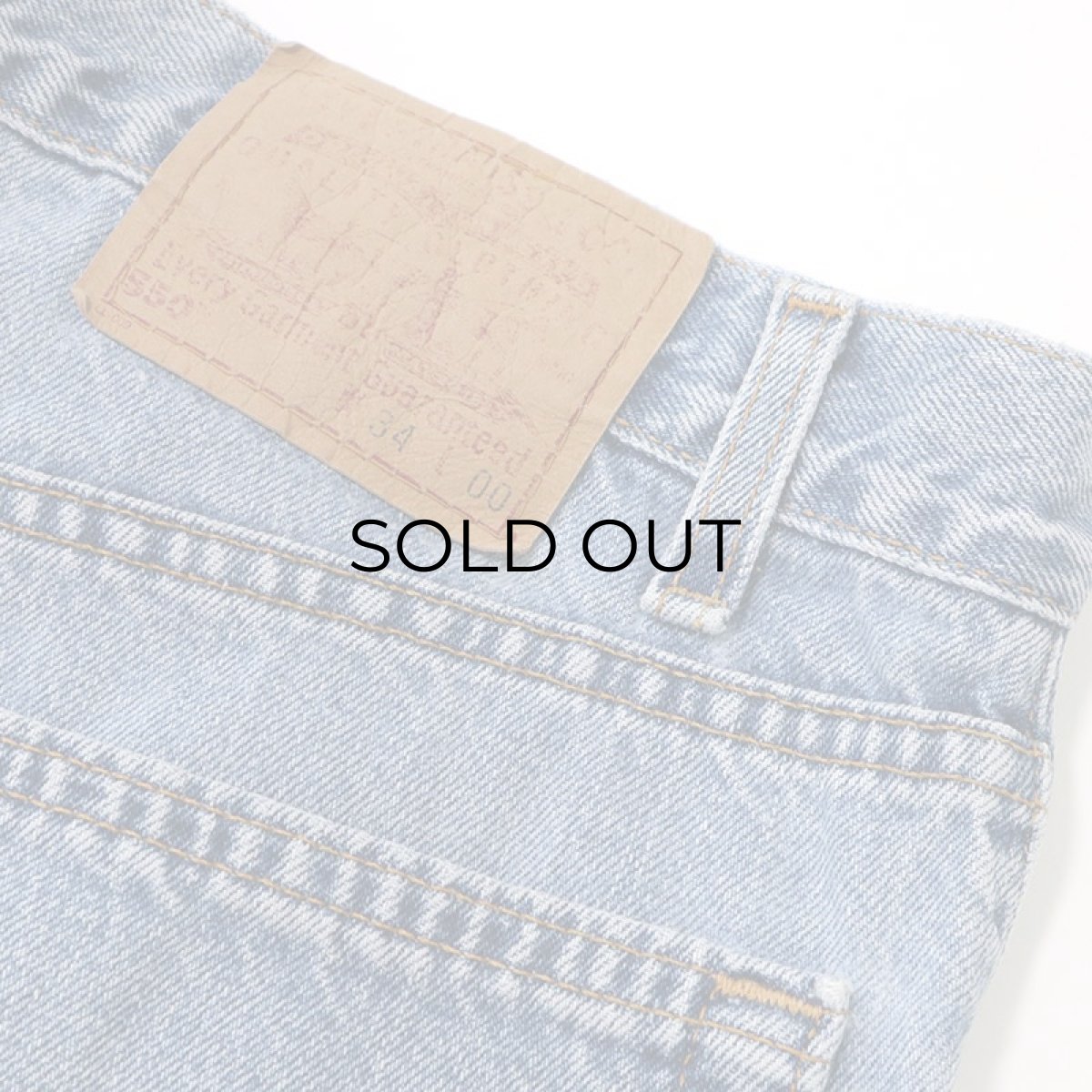 画像6: LEVI'S 550 DENIM SHORTS "made in USA" 【W34 程度】 (6)