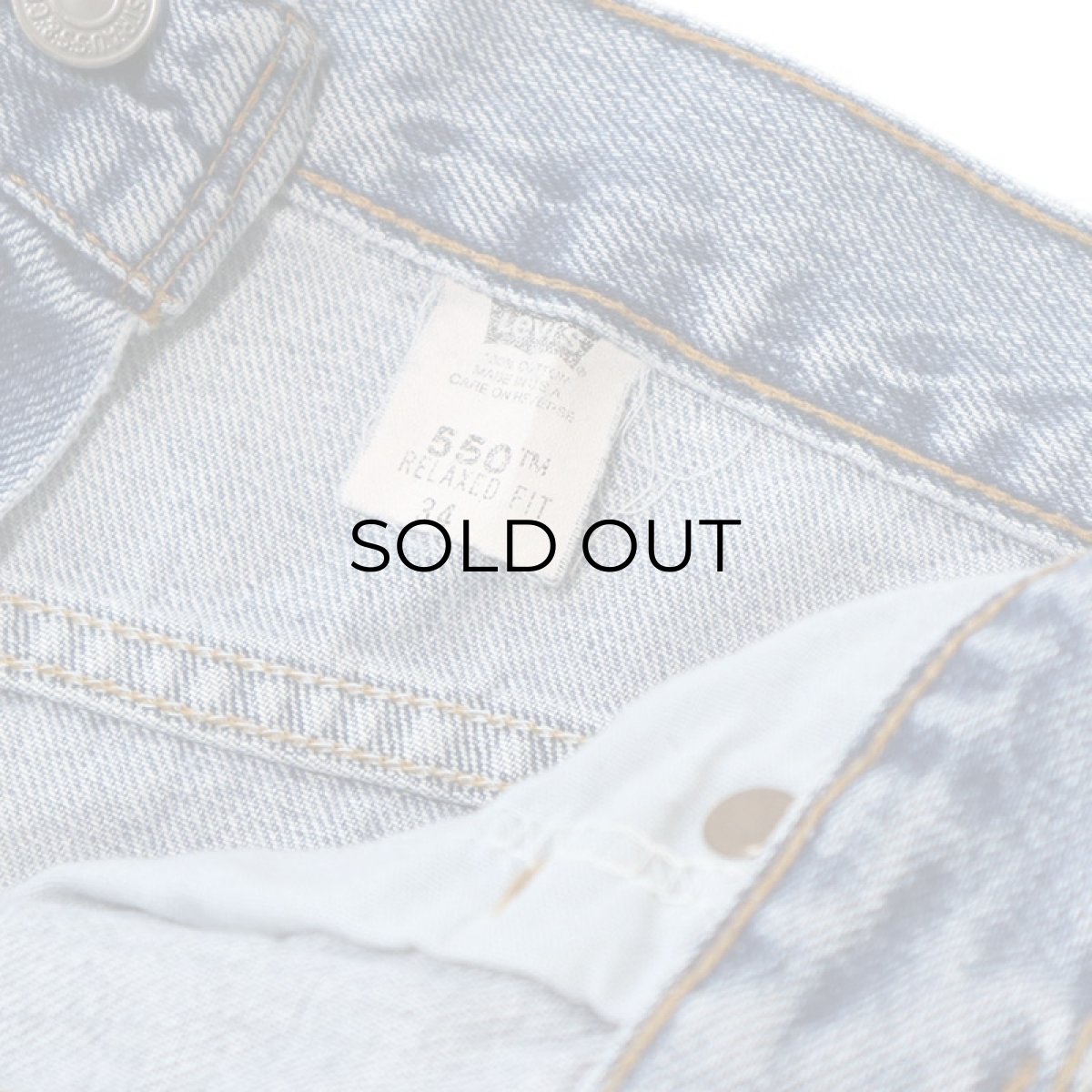 画像7: LEVI'S 550 DENIM SHORTS "made in USA" 【W34 程度】 (7)