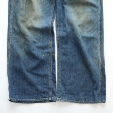 画像5: 40's UNKNOWN BRAND DENIM PAINTER PANTS "BLACK CHAMBRAY POCKET" (5)