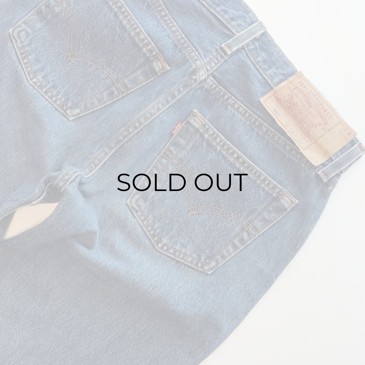 画像6: LEVI'S 501 DENIM PANTS "made in USA" 【W28 程度】 (6)