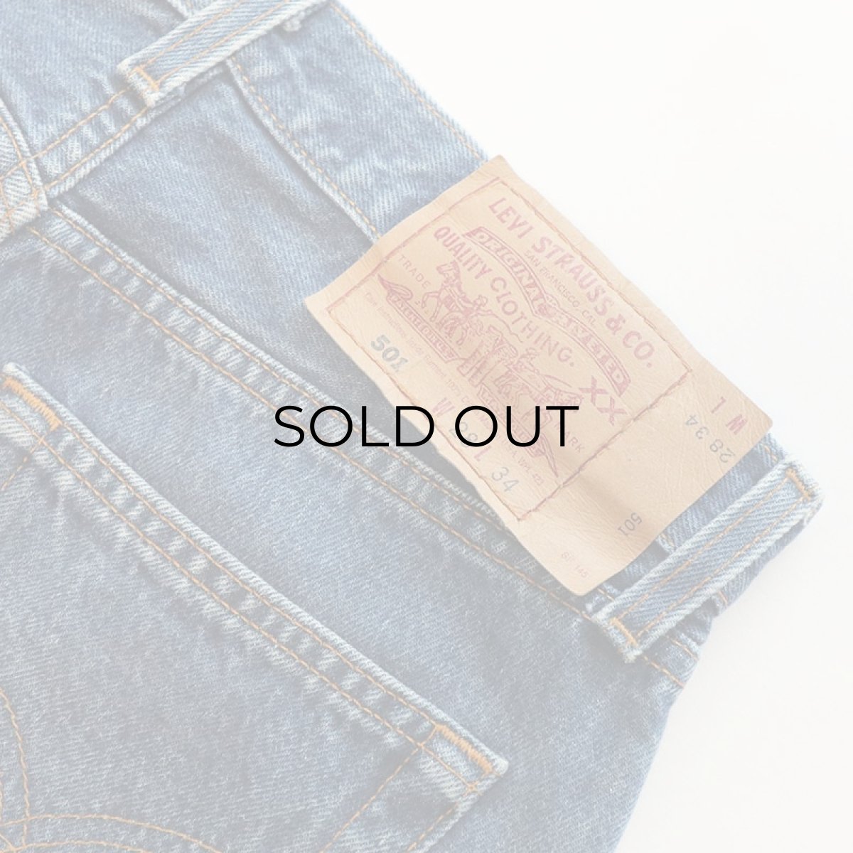 画像7: LEVI'S 501 DENIM PANTS "made in USA" 【W28 程度】 (7)