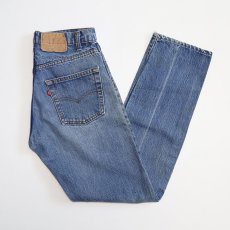 画像1: OLD LEVI'S 505 DENIM PANTS "INSEAM SINGLE" 【W30程度】 (1)