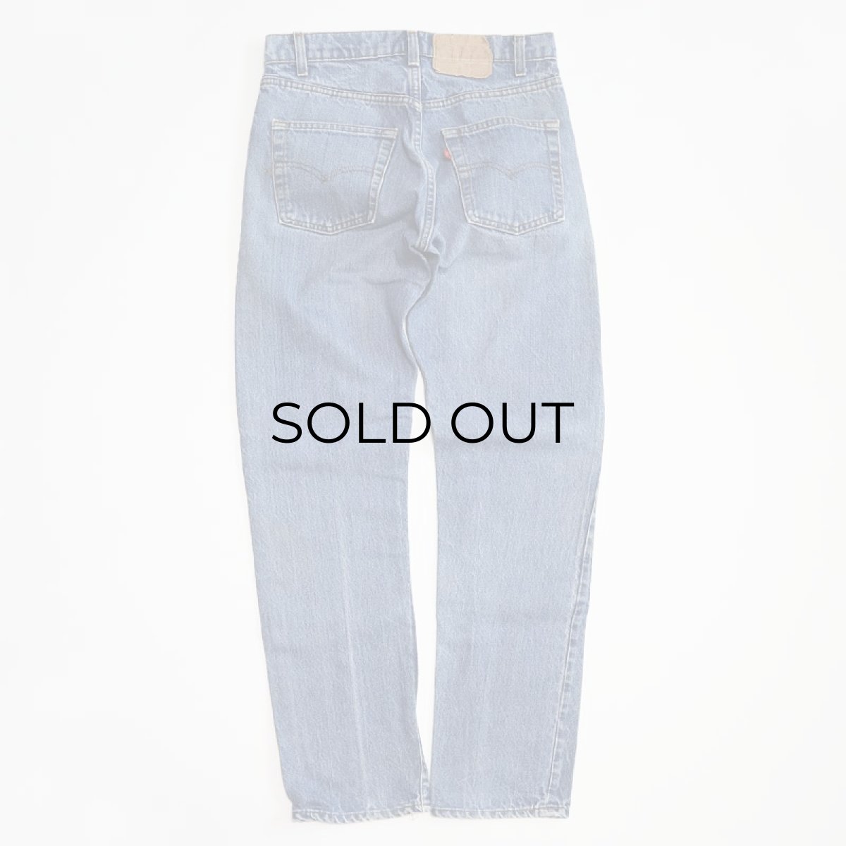 画像3: OLD LEVI'S 505 DENIM PANTS "INSEAM SINGLE" 【W30程度】 (3)