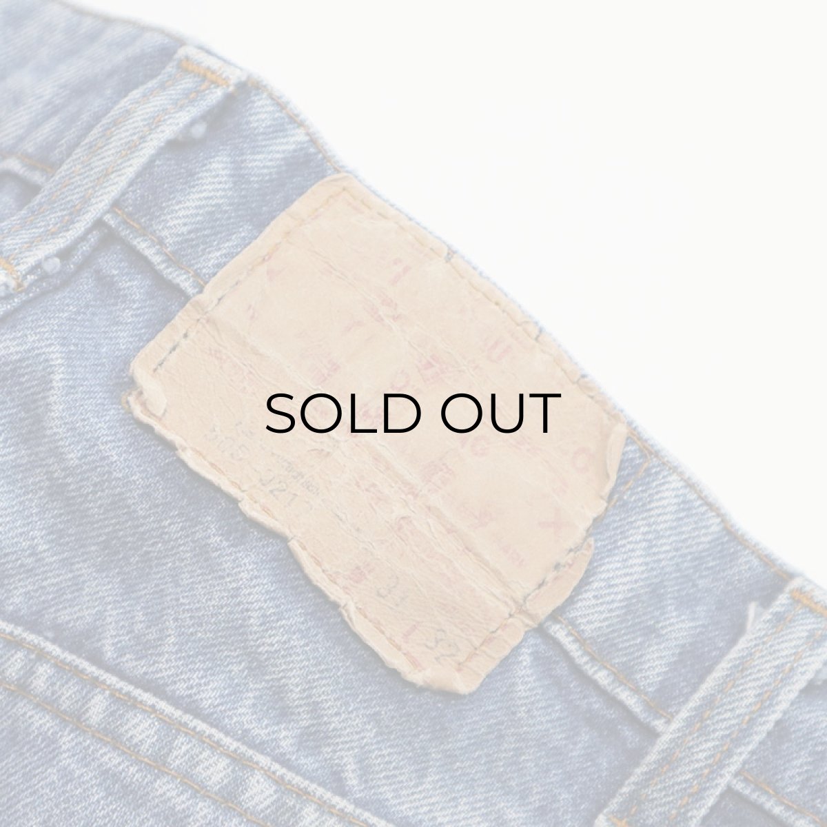 画像9: OLD LEVI'S 505 DENIM PANTS "INSEAM SINGLE" 【W30程度】 (9)