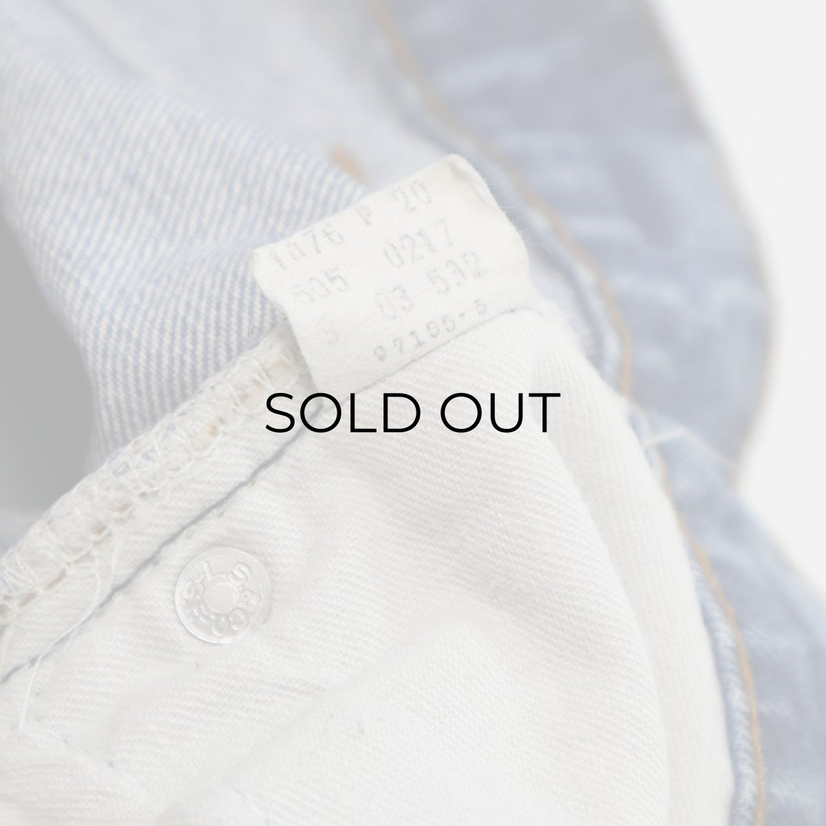 画像11: OLD LEVI'S 505 DENIM PANTS "INSEAM SINGLE" 【W30程度】 (11)