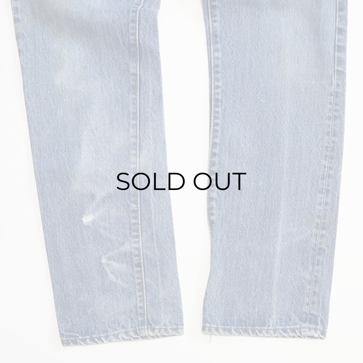 画像5: OLD LEVI'S 505 DENIM PANTS "INSEAM SINGLE" 【W30程度】 (5)