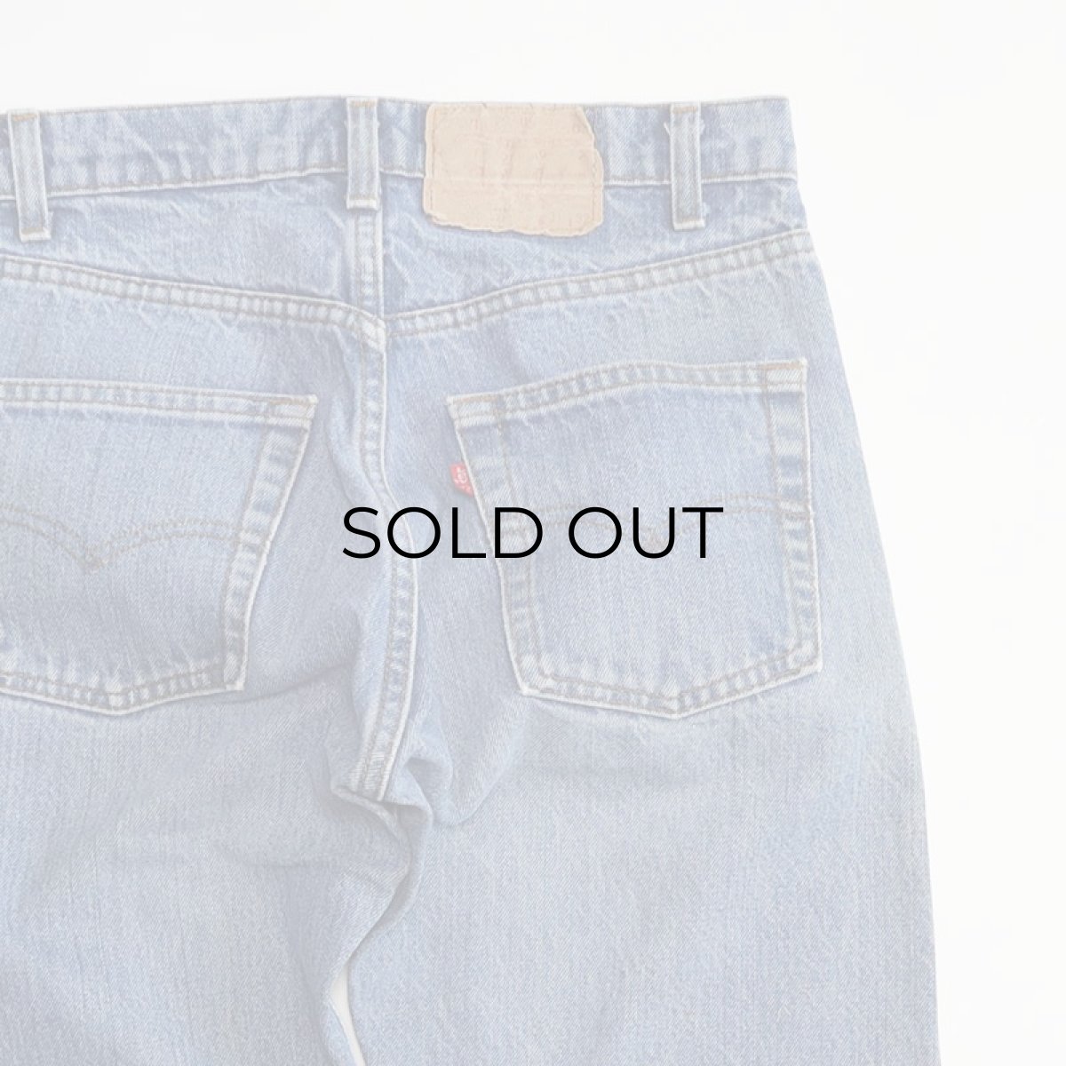 画像8: OLD LEVI'S 505 DENIM PANTS "INSEAM SINGLE" 【W30程度】 (8)