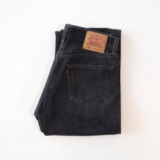 画像1: LEVI'S 501 BLACK DENIM PANTS "made in USA" 【W33程度】 (1)