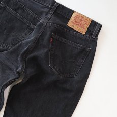 画像7: LEVI'S 501 BLACK DENIM PANTS "made in USA" 【W33程度】 (7)