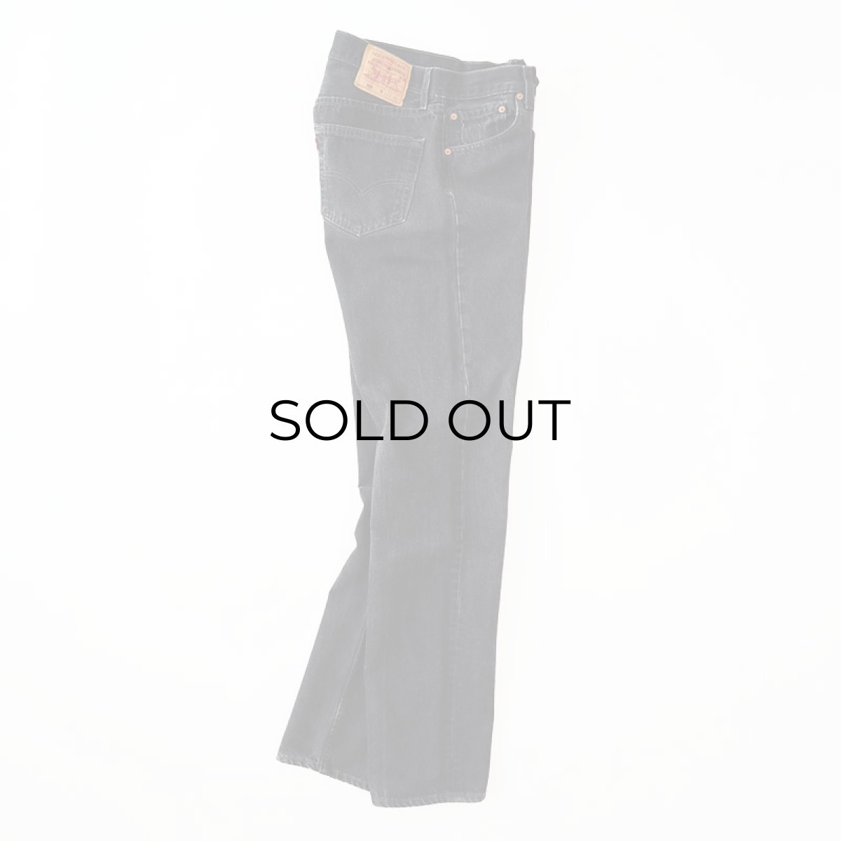 画像3: LEVI'S 501 BLACK DENIM PANTS "made in USA" 【W33程度】 (3)