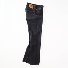 画像3: LEVI'S 501 BLACK DENIM PANTS "made in USA" 【W33程度】 (3)