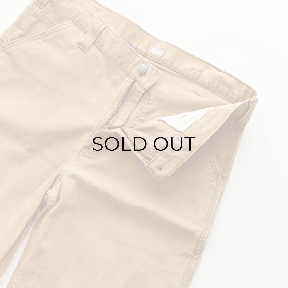 画像4: Carhartt STRETCH DUCK CARPENTER SHORTS 【W35 程度】 (4)