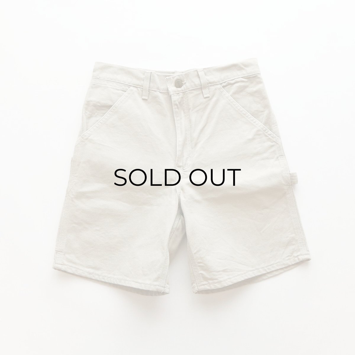画像2: Carhartt COTTON DUCK CARPENTER SHORTS 【W31 程度】 (2)